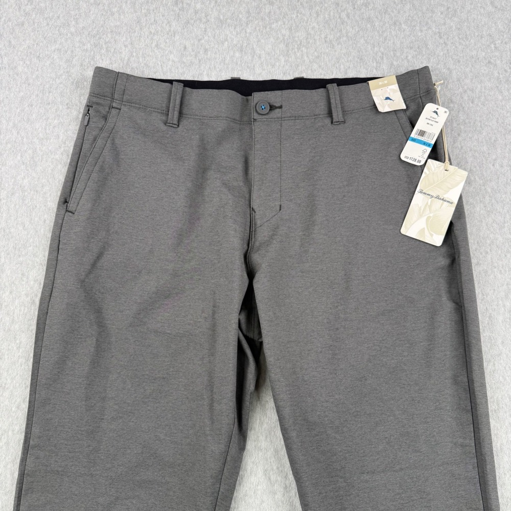 Tommy Bahama Pants Mens 36x30 Gray Island Zone On Par Performance Stretch Golf - Picture 2 of 16